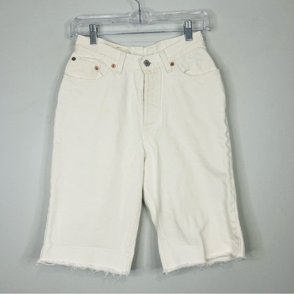 Vintage 0993 Levi’s 17501-0123 “Bermuda” Cut Jeans 9M - Picture 2 of 10
